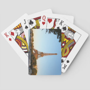 Beautiful Eiffel Tower Paris Frankreich Spielkarten