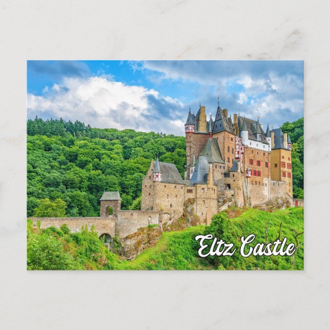 Beautiful Eltz Castle, Deutschland Postkarte (Vorderseite)