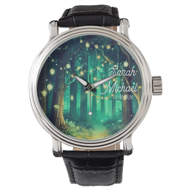 Beautiful Evening Wedding  Armbanduhr (Vorderseite)