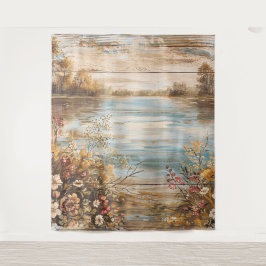 Beautiful Evening Wedding Backdrop Wandteppich