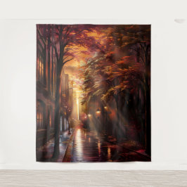 Beautiful Evening Wedding Backdrop Wandteppich