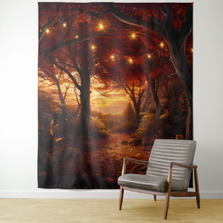 Beautiful Evening Wedding Backdrop Wandteppich