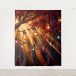 Beautiful Evening Wedding Backdrop Wandteppich