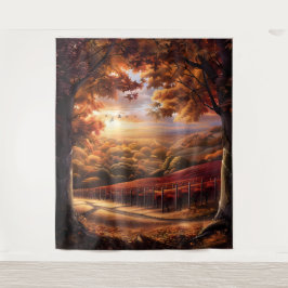 Beautiful Evening Wedding Backdrop Wandteppich