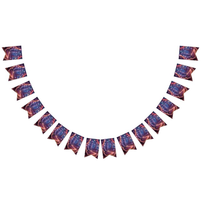 Beautiful Evening Wedding Backdrop Wimpelkette (Alle)