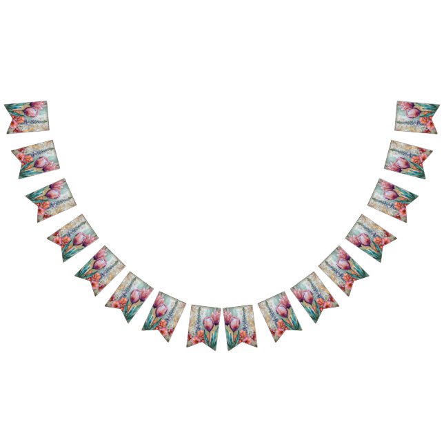 Beautiful Evening Wedding Backdrop Wimpelkette (Alle)