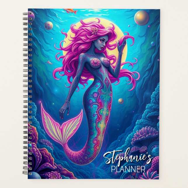 Beautiful Fantasy Mermaid Siren Planer (Vorderseite)