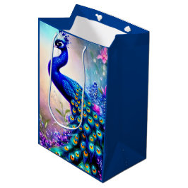 Beautiful Fantasy Peacock Mittlere Geschenktüte