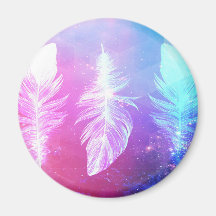 Beautiful Feathers in Space