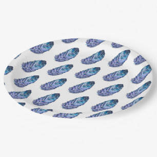 beautiful Feathers Paper Tellers - Anpassbar Pappteller
