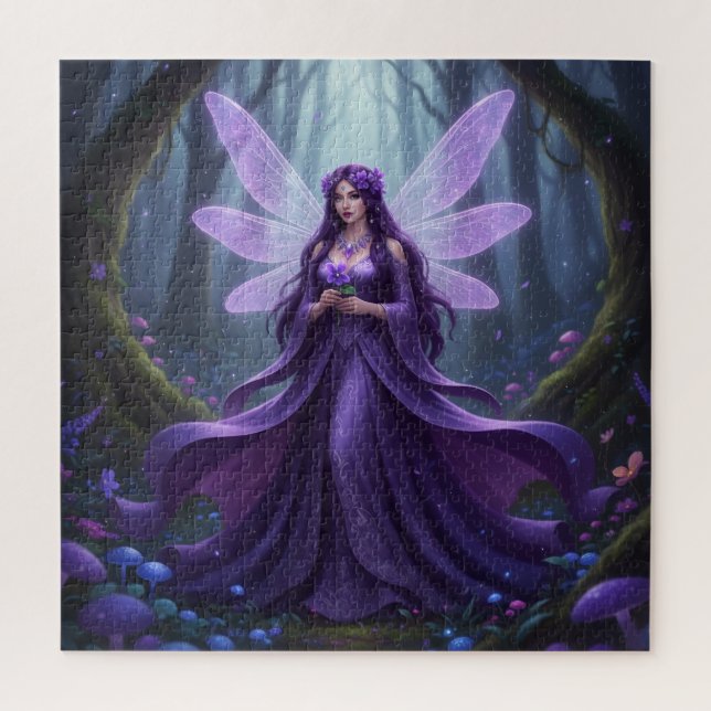 Beautiful February Amethyst Fairy (Vertikal)