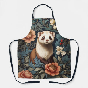 Beautiful Ferret William Morris Inspiriert Schürze