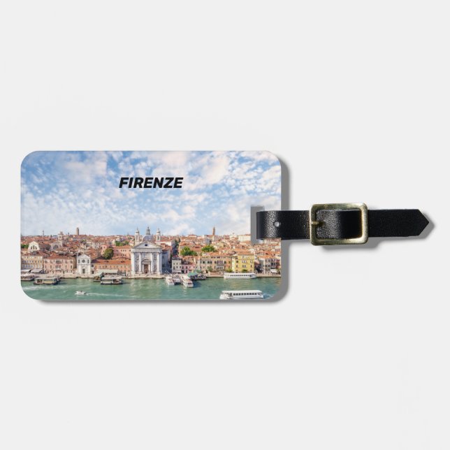 Beautiful Firenze - Italien Gepäckanhänger (Vorderseite horizontal)
