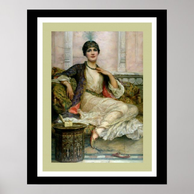 Beautiful Flapper Girl Poster (Vorne)