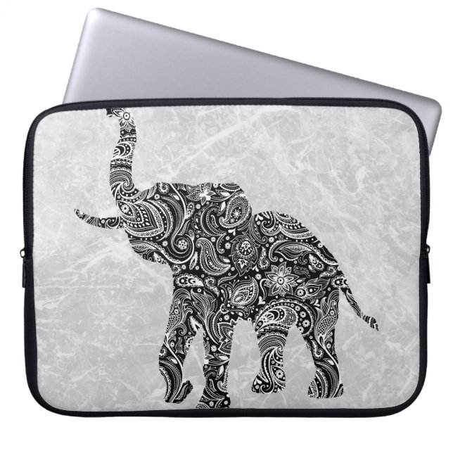 Beautiful Floral Paisley Laptopschutzhülle (Vorderseite)