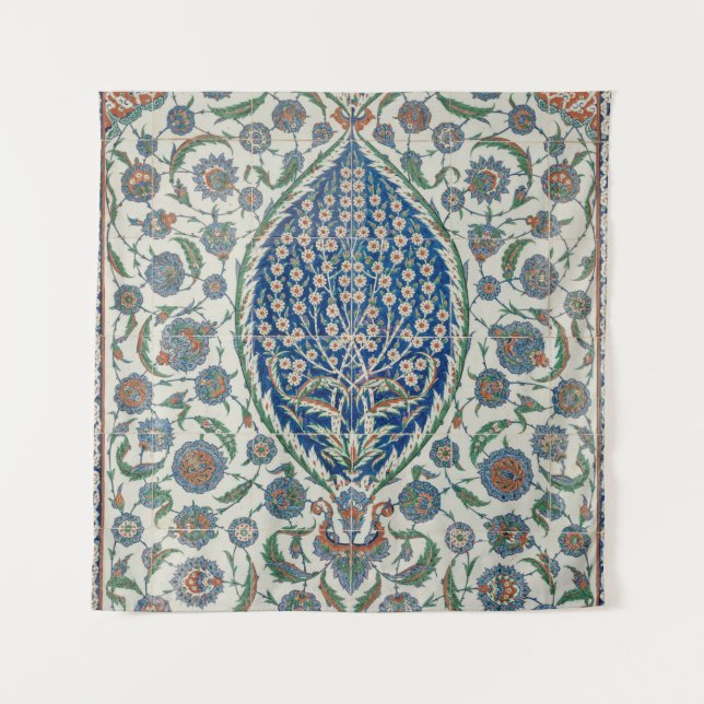 BEAUTIFUL FLORAL TEXTILE WANDTEPPICH (Vorderseite)