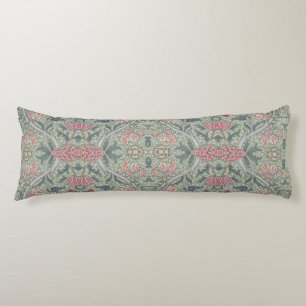 Beautiful Floral William Morris Pattern Red Pink Seitenschläferkissen