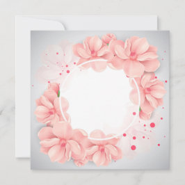 Beautiful flowers in die Runde Frame