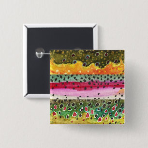 Beautiful Foreut Skins - Bach, Regenbogen, Braunfi Button