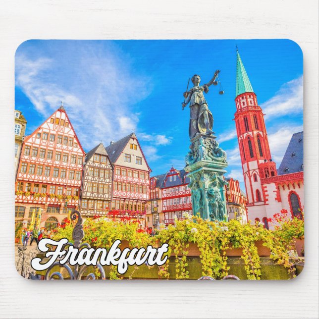 Beautiful Frankfurt, Deutschland Mousepad (Vorne)