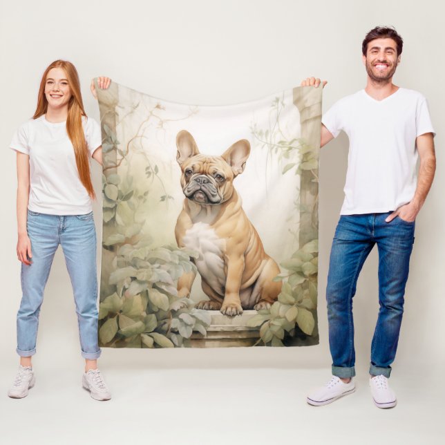 Beautiful Frenchie Fleecedecke (Beispiel)