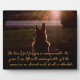 Beautiful German Shepherd Pet Memorial Plaque Fotoplatte (Vorderseite)