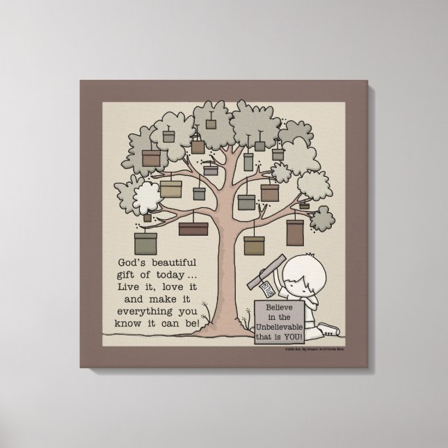 Beautiful Gift Leinwanddruck (Vorderseite)