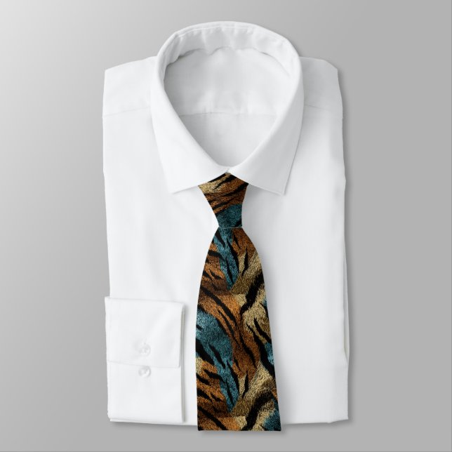 Beautiful Gifts For Men Tiger Skin Krawatte (Gebunden)