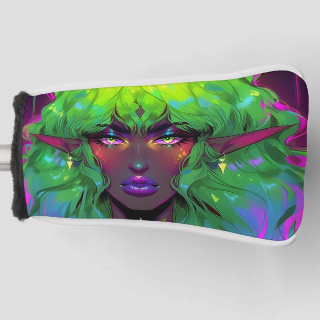 Beautiful Glorious Elven Queen Golf Headcover (Vorderseite)