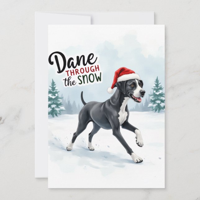 Beautiful Great Dane greeting card (Vorderseite)