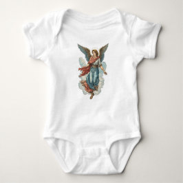Beautiful Guardian Angel Baby Bodysuit Strampler
