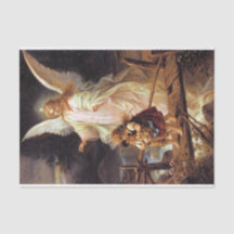 Beautiful Guardian Angel Decoupage Tissue Paper