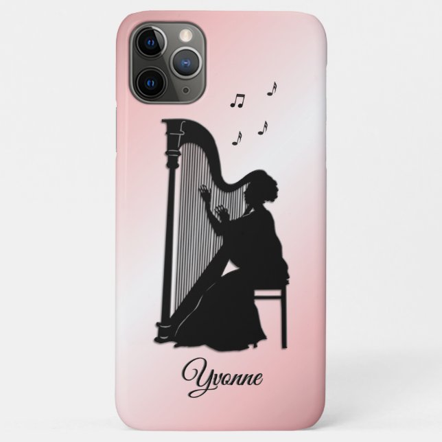 Beautiful Harp Player Personalisiert Case-Mate iPhone Hülle (Rückseite)