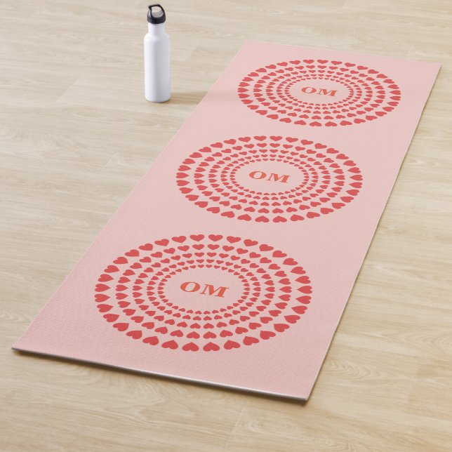 Beautiful Heart Mandalases Yogamatte (Beispiel)