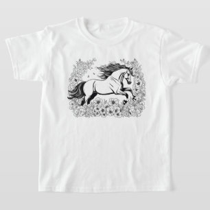 Beautiful Horse & Blume Paint T-Shirt