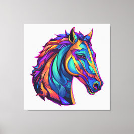 Beautiful Horse Pop Art Leinwanddruck