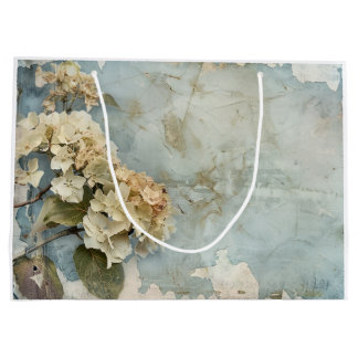 Beautiful Hydrangea Geschenktasche - Künstlerisch Große Geschenktüte