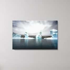 Beautiful Icebergs in Greenland Leinwanddruck