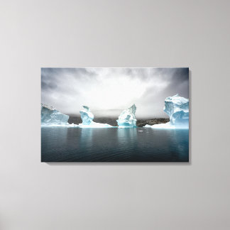 Beautiful Icebergs in Greenland Leinwanddruck