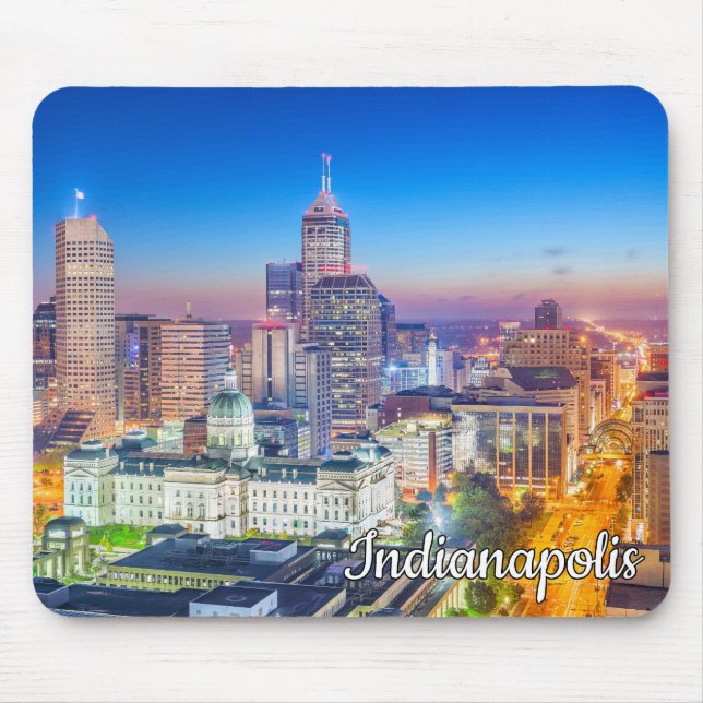 Beautiful Indianapolis, Indiana, Vereinigte Staate Mousepad (Vorne)