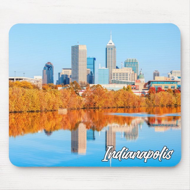 Beautiful Indianapolis, Indiana, Vereinigte Staate Mousepad (Vorne)