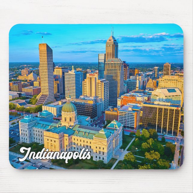 Beautiful Indianapolis, Indiana, Vereinigte Staate Mousepad (Vorne)
