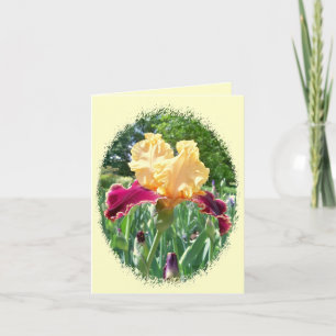 Beautiful Iris Notecard Karte