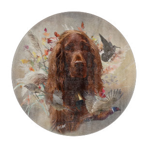 Beautiful Irish Red Setter Schneidebrett