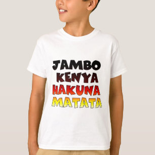Beautiful Jambo Kenya Hakuna Matata Schöne Aussich T-Shirt