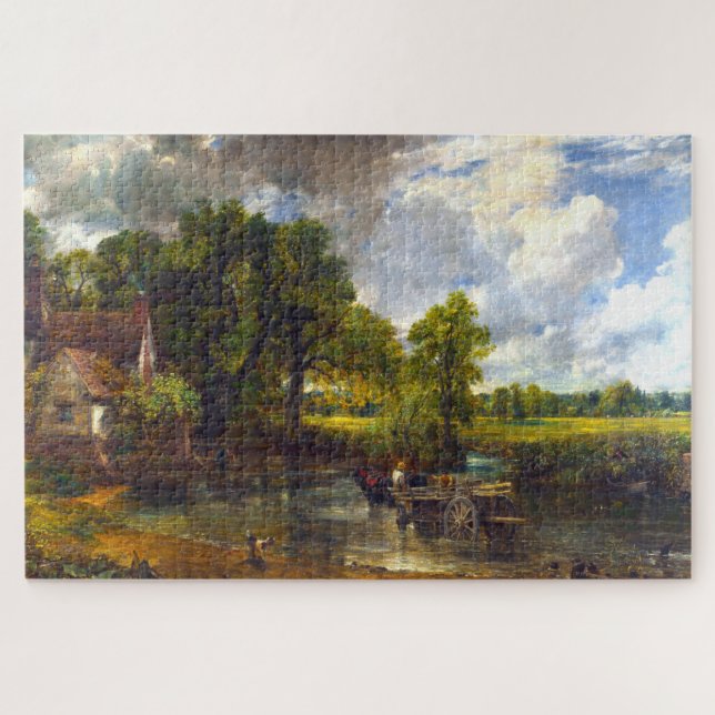 Beautiful John Constable, "The Hay Wain", 1821, (Horizontal)