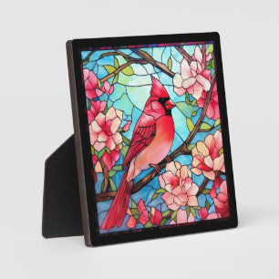 Beautiful Kardinal Red Bird Fotoplatte