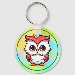 Beautiful Kawaii Style Owl Cartoon-77038 Schlüsselanhänger