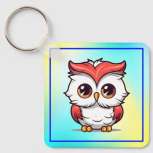 Beautiful Kawaii Style Owl Cartoon-77038 Schlüsselanhänger