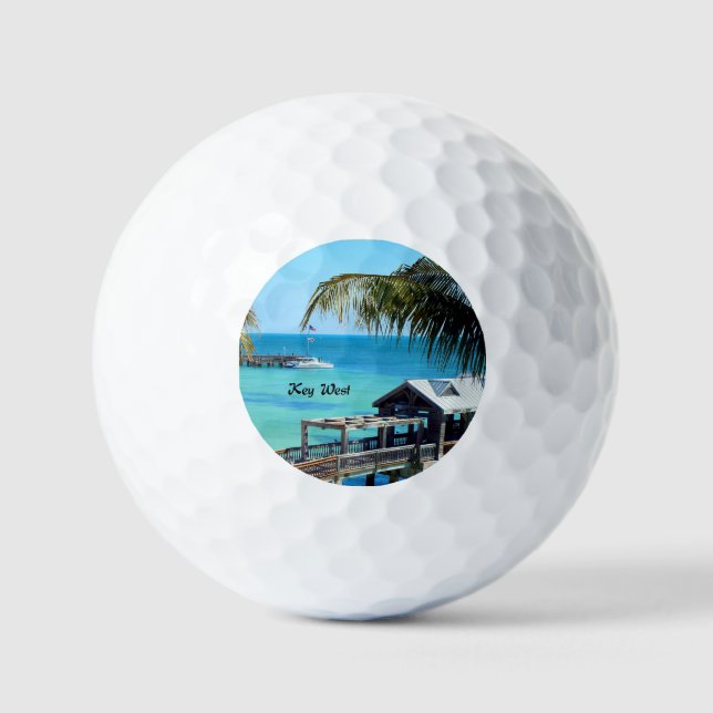 Beautiful Key West, Florida Golfball (Vorderseite)